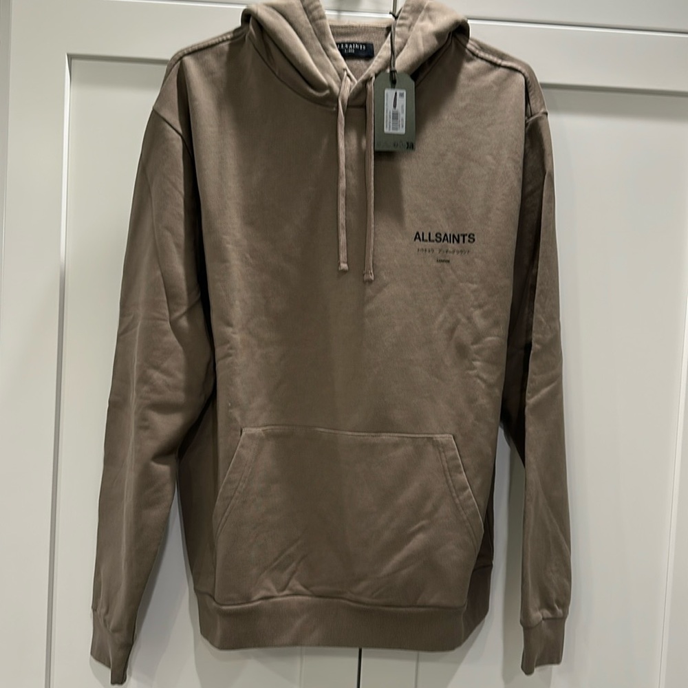 NWT All Saints underground oth men’s hooded sweatshirt